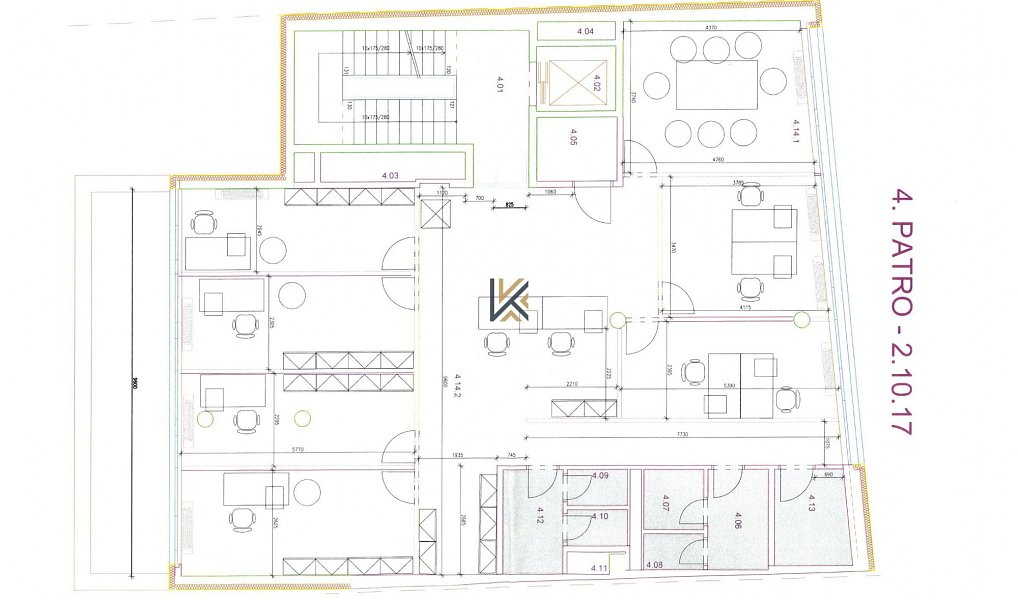 Pronájem kanceláře 177 m², Praha – náhled fotky 4
