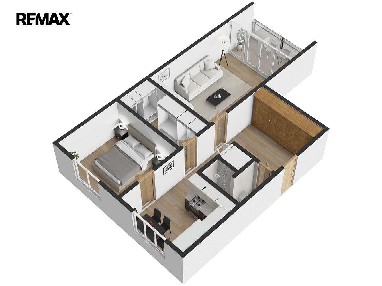 Pronájem bytu 2+1 62 m² — photo 3