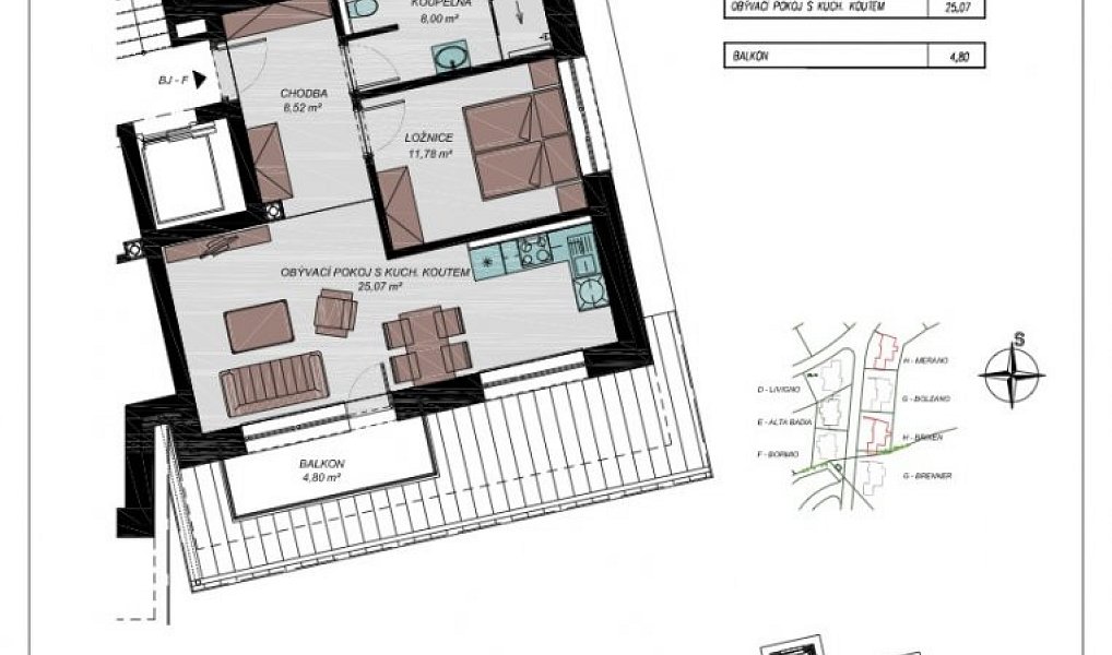 Prodej bytu 2+kk 58 m², Loučná pod Klínovcem – náhled fotky 8