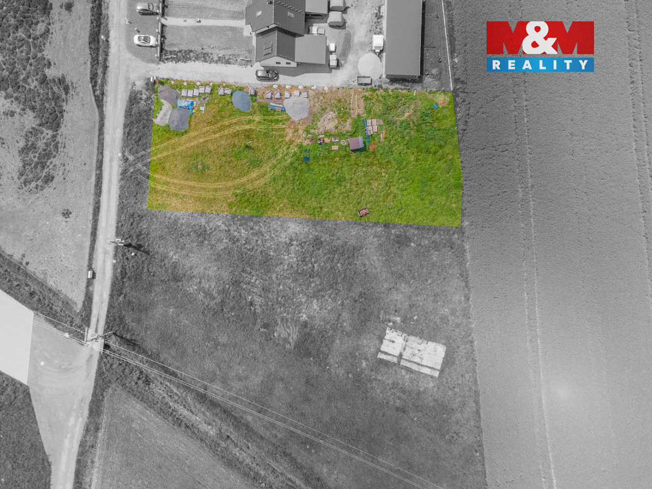 Prodej stavebního pozemku 1 440 m² – pohled 2