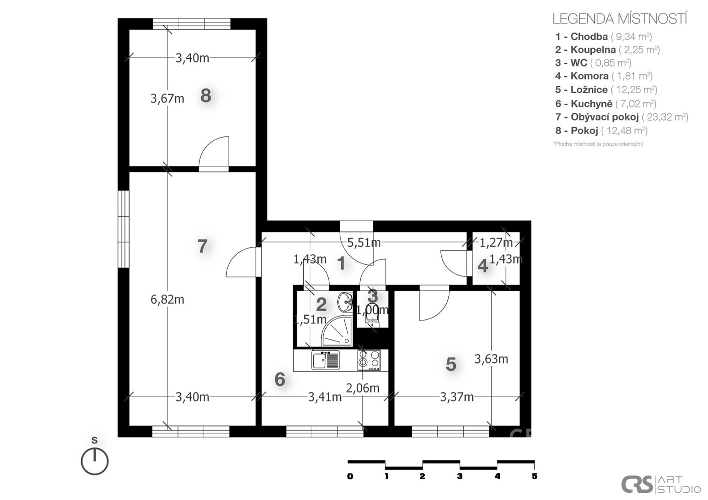 Prodej bytu 3+1 70 m² — photo 5