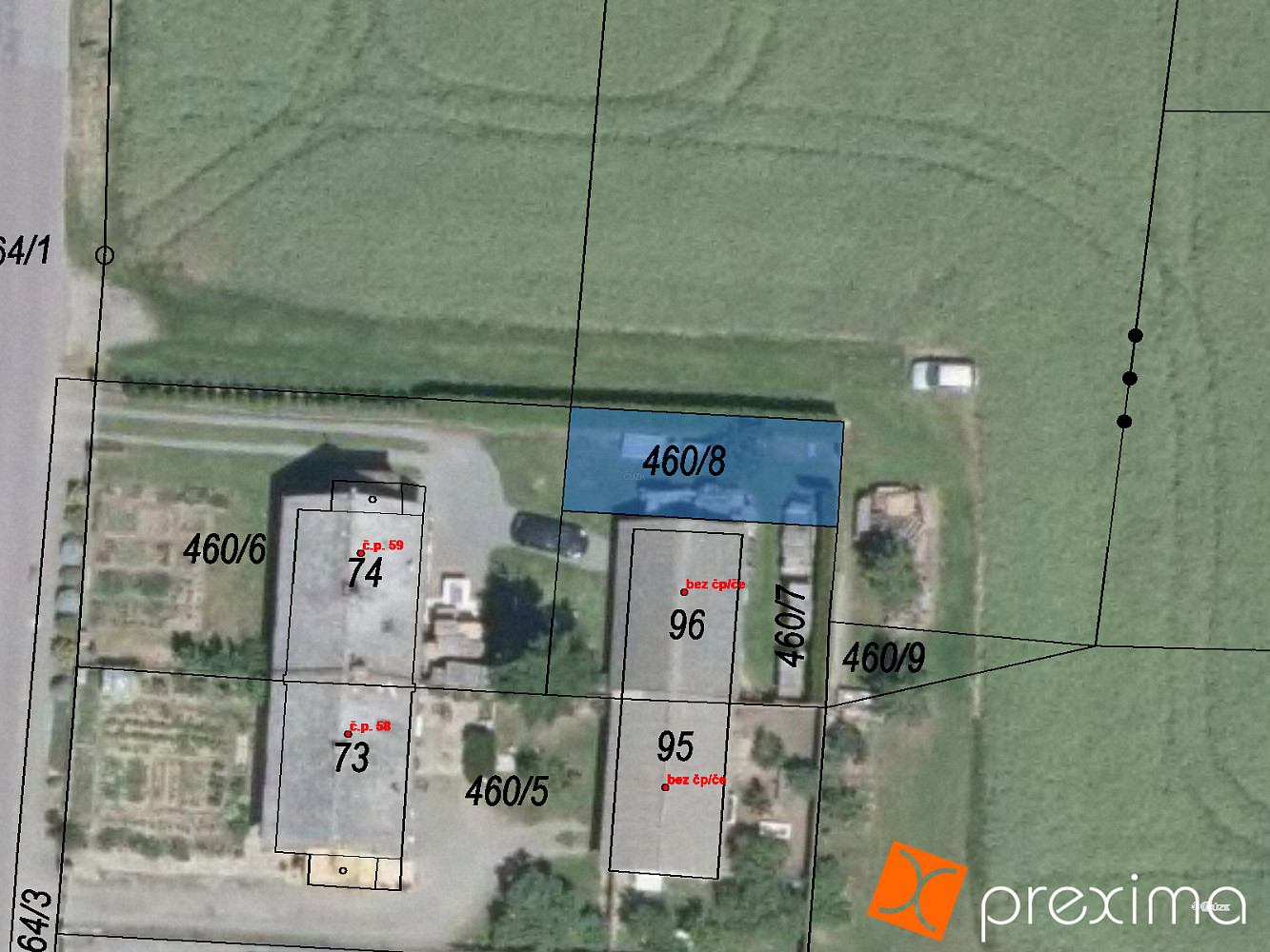 Prodej komerčního pozemku 95 m²