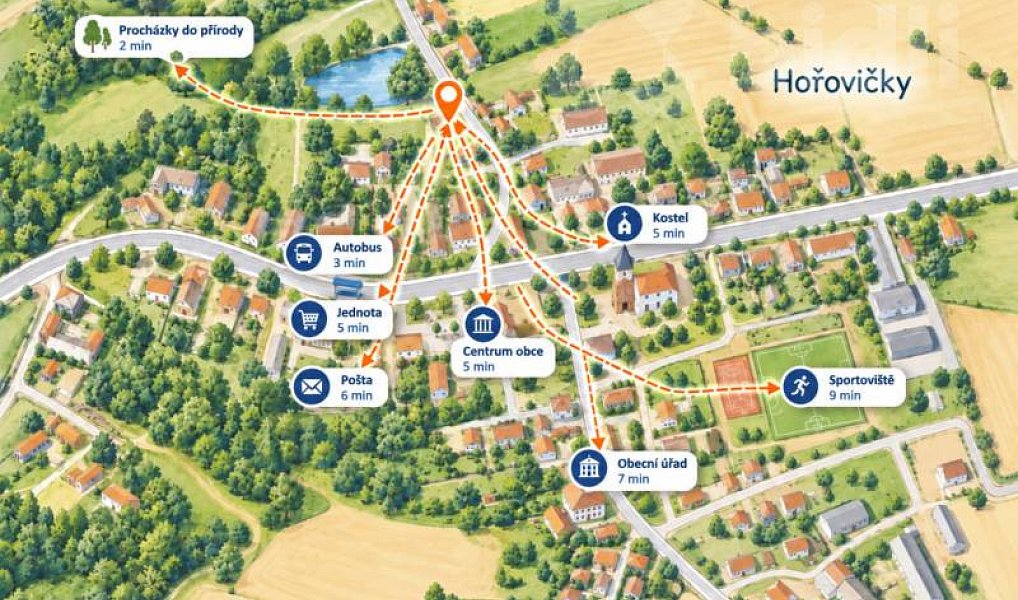 Prodej stavebního pozemku 1 773 m², Hořovičky – náhled fotky 9