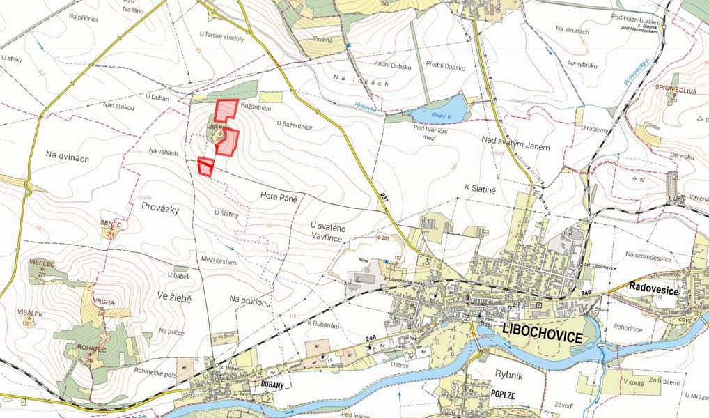 Prodej pole 67 650 m², Libochovice – náhled fotky 2
