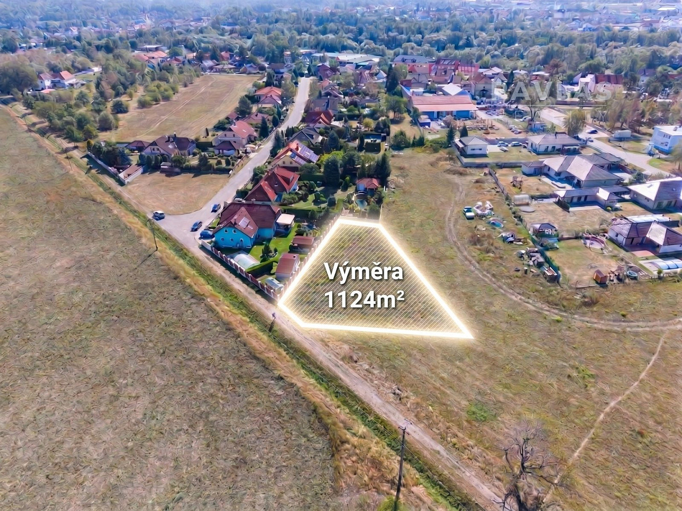 Prodej stavebního pozemku 1 124 m²