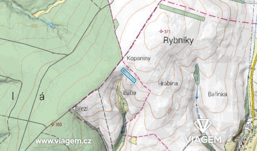 Prodej pole 2 830 m², Lazníčky – náhled fotky 3