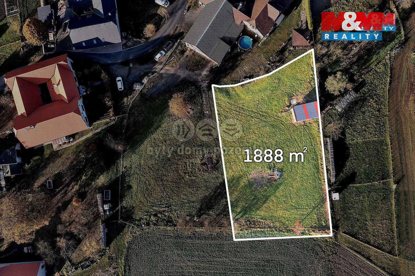 Prodej stavebního pozemku 1 888 m² — photo 3