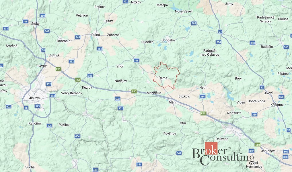 Prodej stavebního pozemku 779 m², Černá – náhled fotky 3