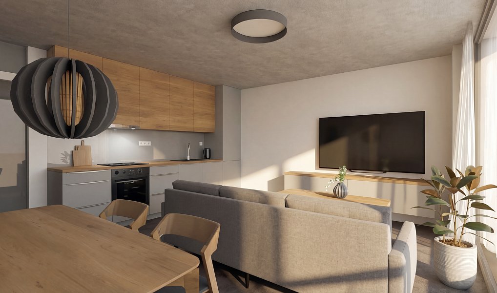 Prodej bytu 3+kk 66 m², Velké Bílovice – náhled fotky 2
