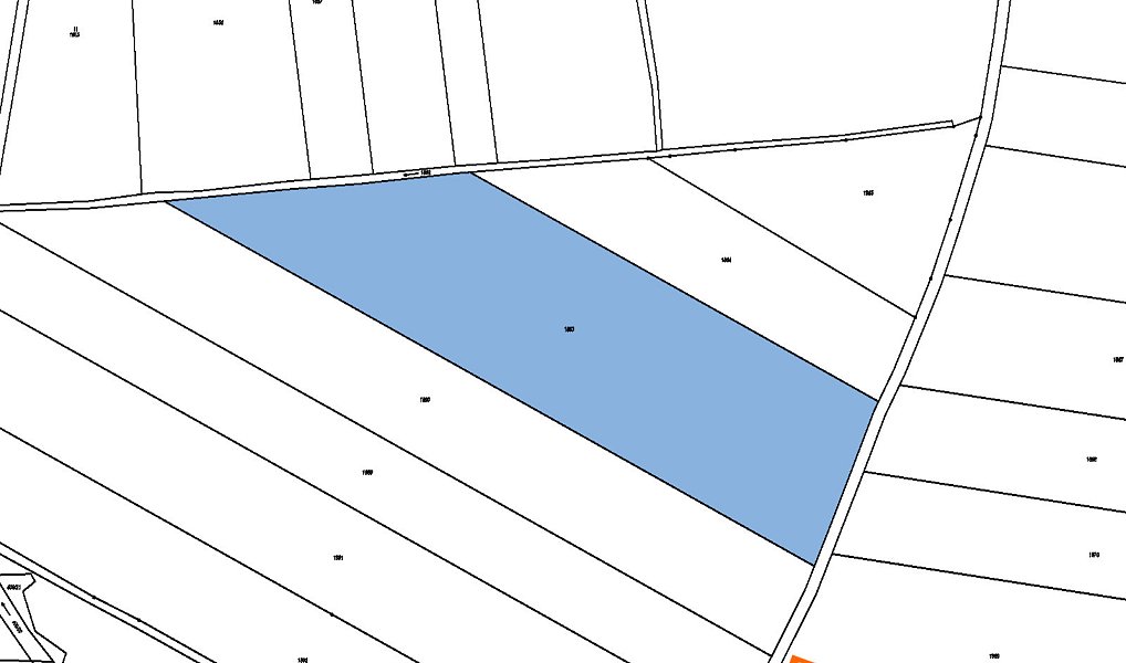 Prodej pole 1 944 m², Všeradice – náhled fotky 2