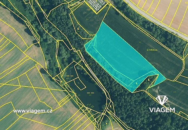 Les 3 367 m², Podíl 50 % o výměře 1 684 m² – pohled 3