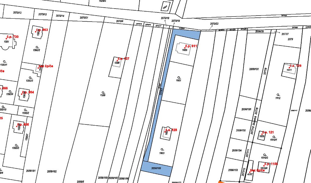 Prodej stavebního pozemku 398 m², Sadská – náhled fotky 2