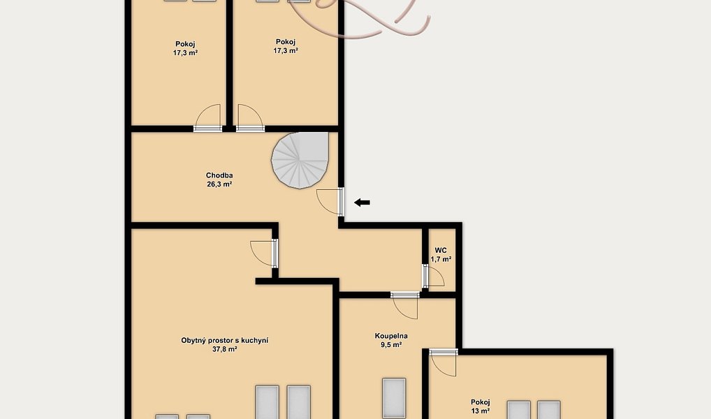 Prodej bytu 5+kk 178 m², Brno – náhled fotky 6
