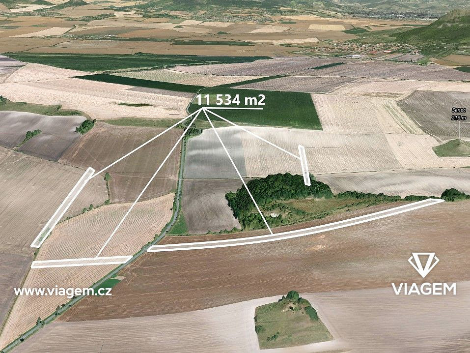 Prodej pole 1 441 m²