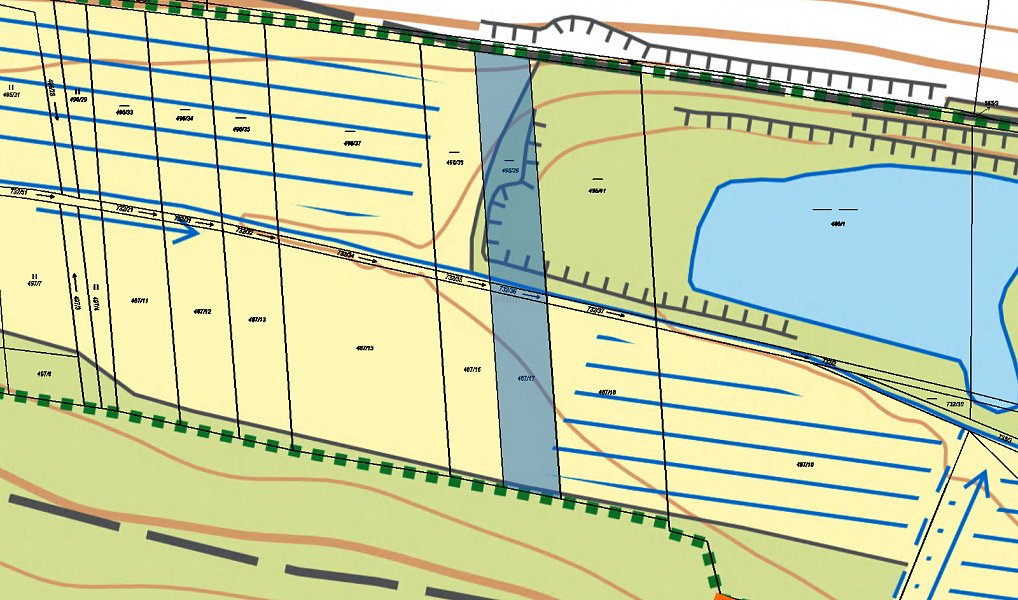Prodej pozemku 2 783 m², Olešná – náhled fotky 3