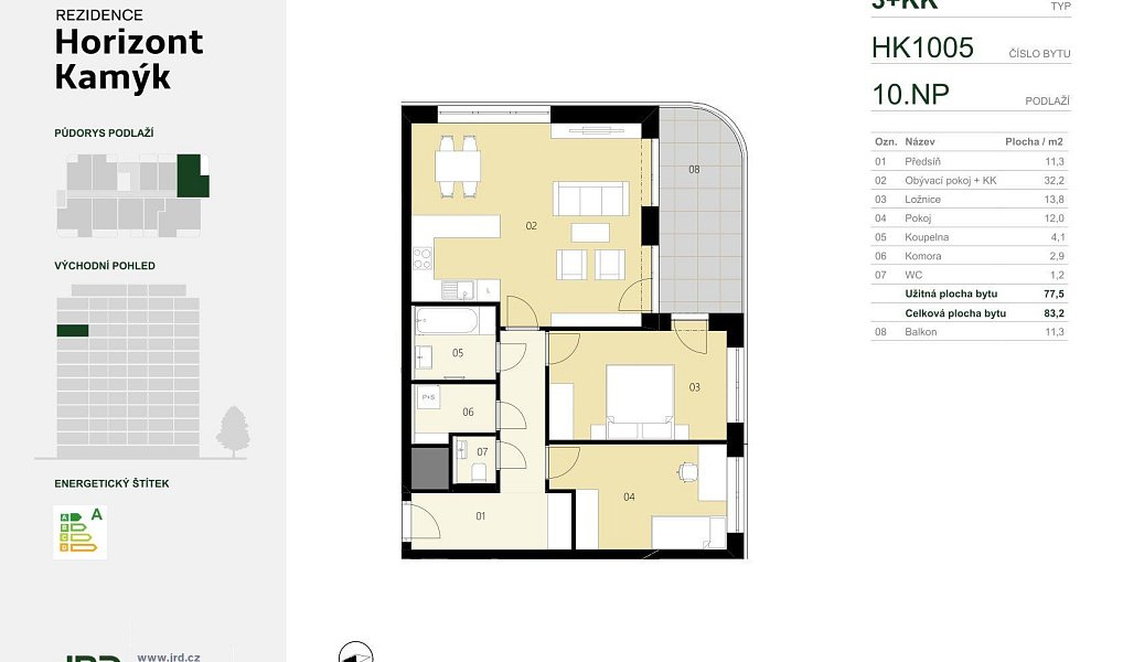 Prodej bytu 3+kk 83 m², Praha – náhled fotky 2