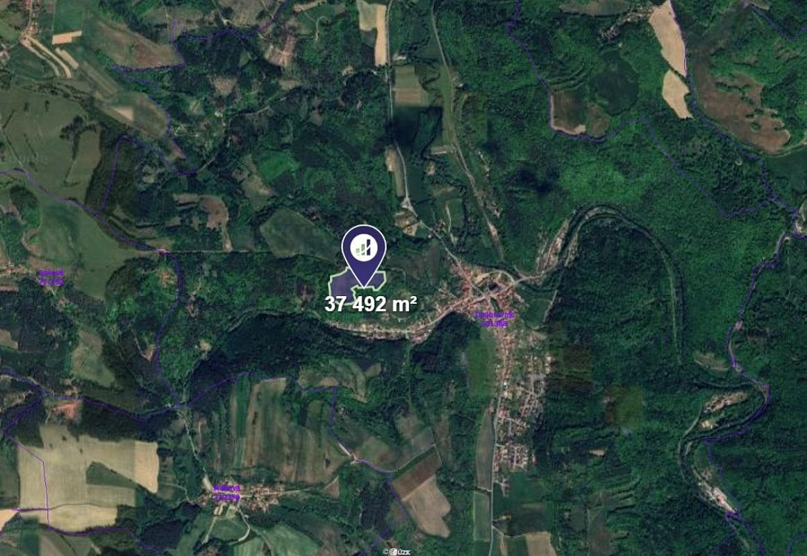 Prodej louky 12 497 m² – pohled 2