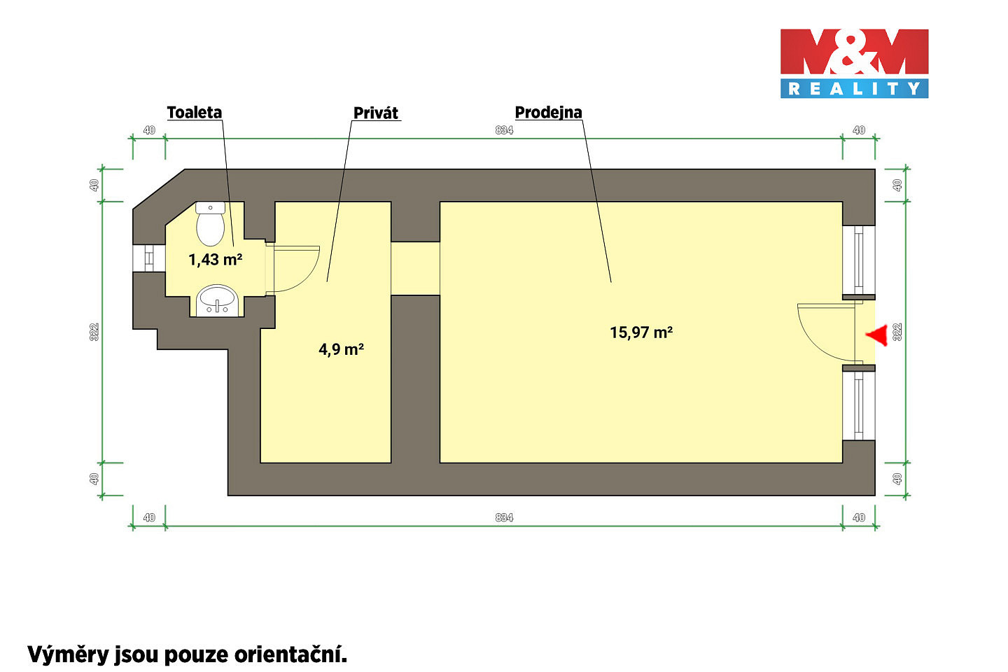 Pronájem obchodních prostor 22 m² — photo 5