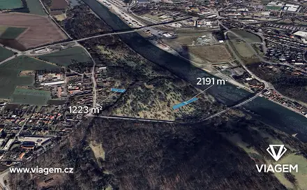 Prodej zahrady 853 m², Hořín, okres Mělník