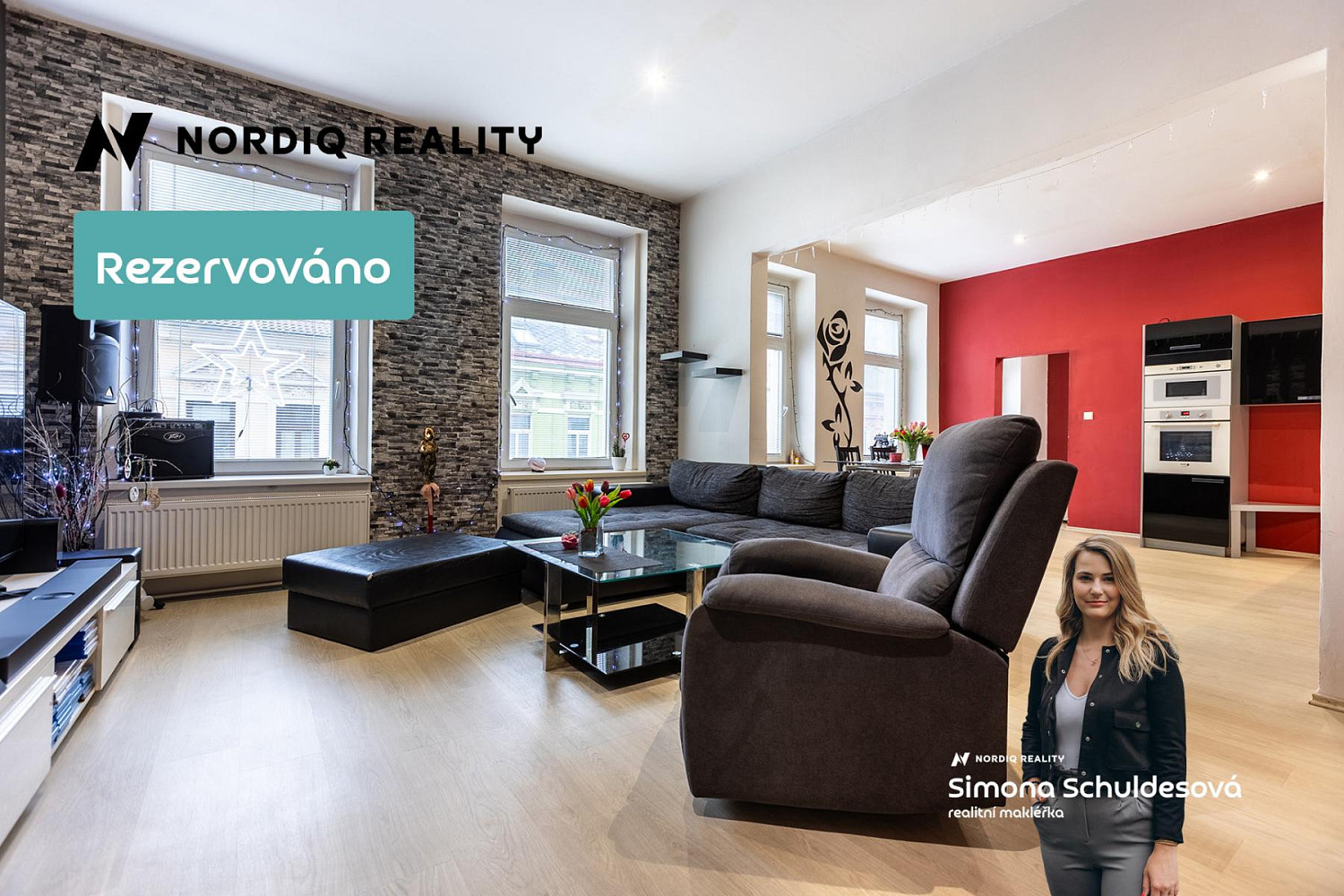 Prodej bytu 4+kk 89 m² rezervováno