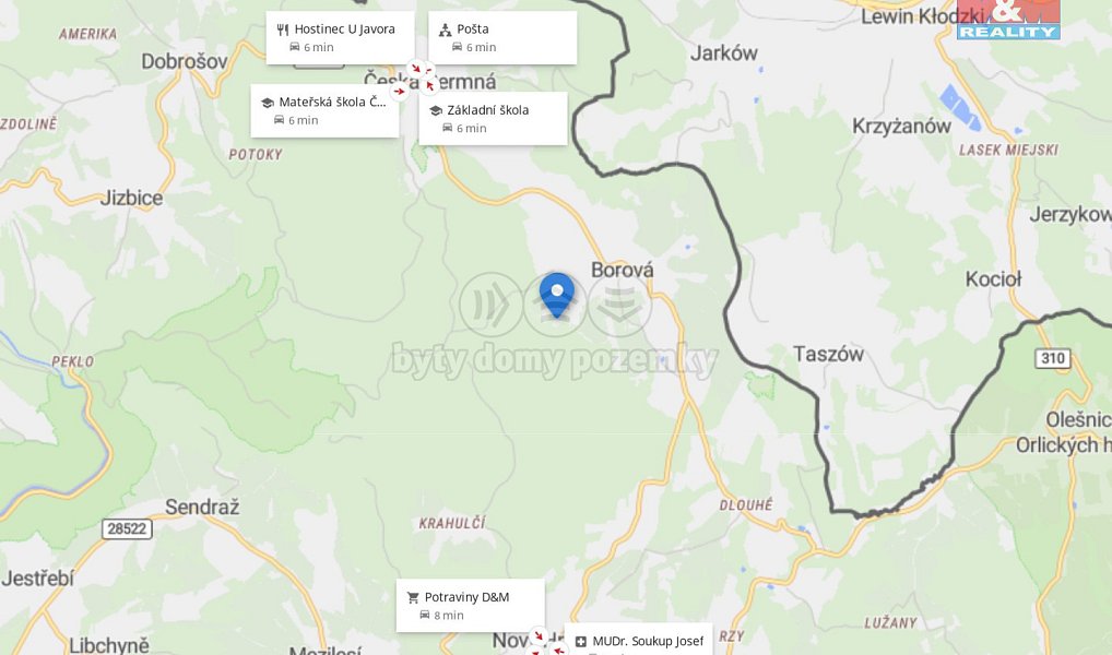 Prodej zahrady 594 m², Borová – náhled fotky 10
