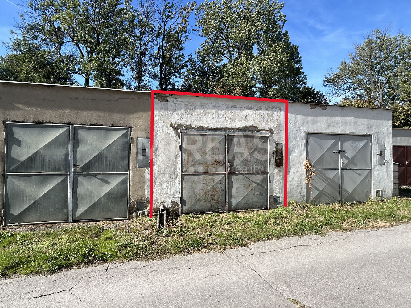 Nymburk, prodej zděné garáže 19 m2, okr. Nymburk