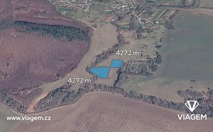 Prodej pole 2 670 m², Dobrkovice, okres Zlín