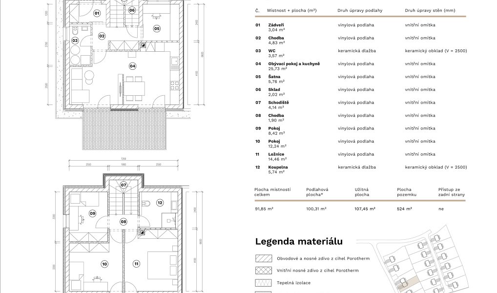 Prodej domu 107 m² s pozemkem 524 m², Jaroměřice nad Rokytnou – náhled fotky 2