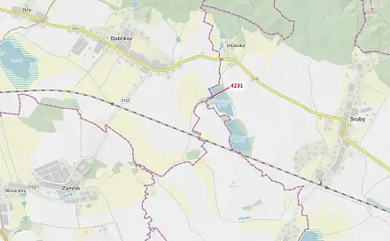 Dražba lesa 2 407 m², Dobříkov