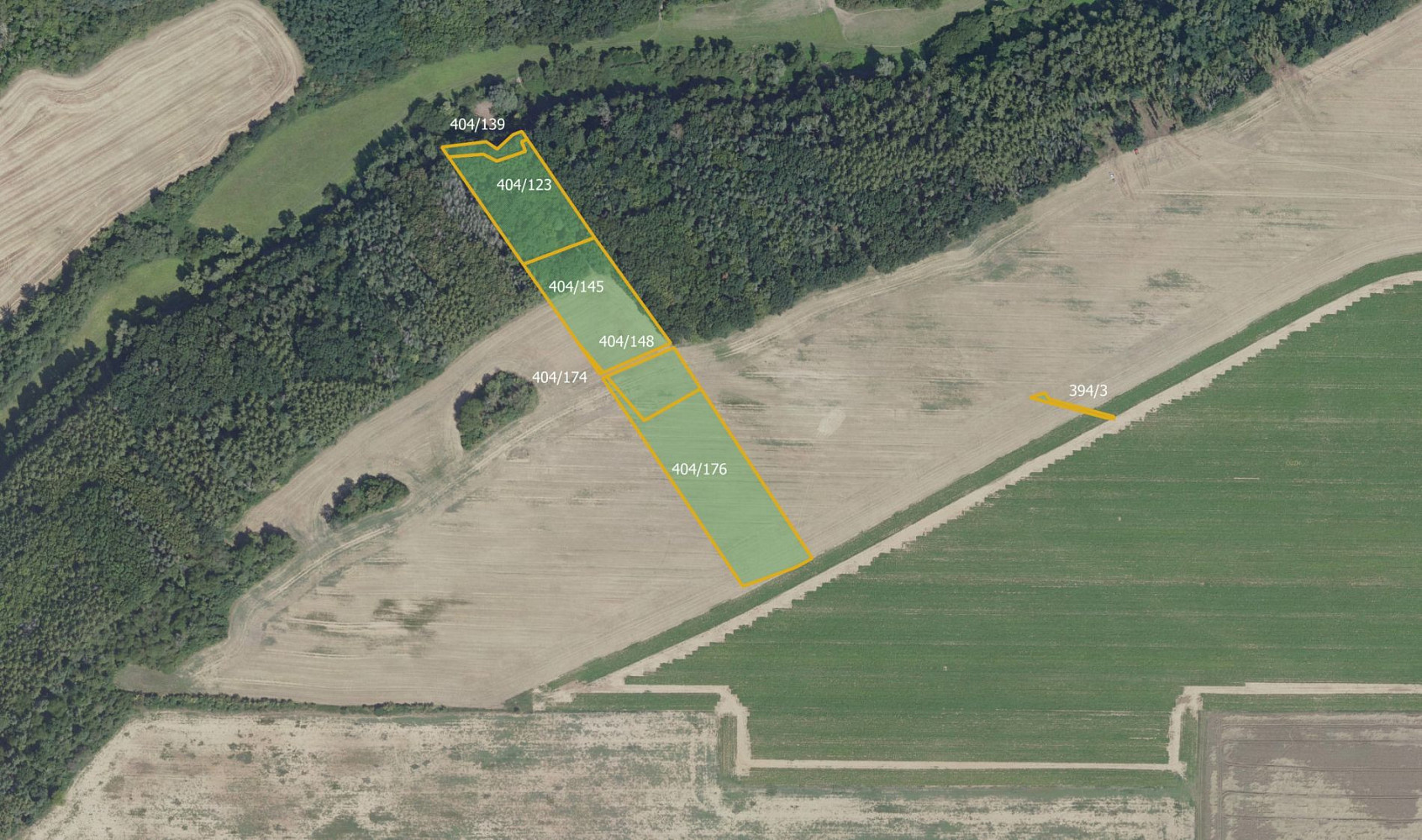 Prodej pole 19 741 m²