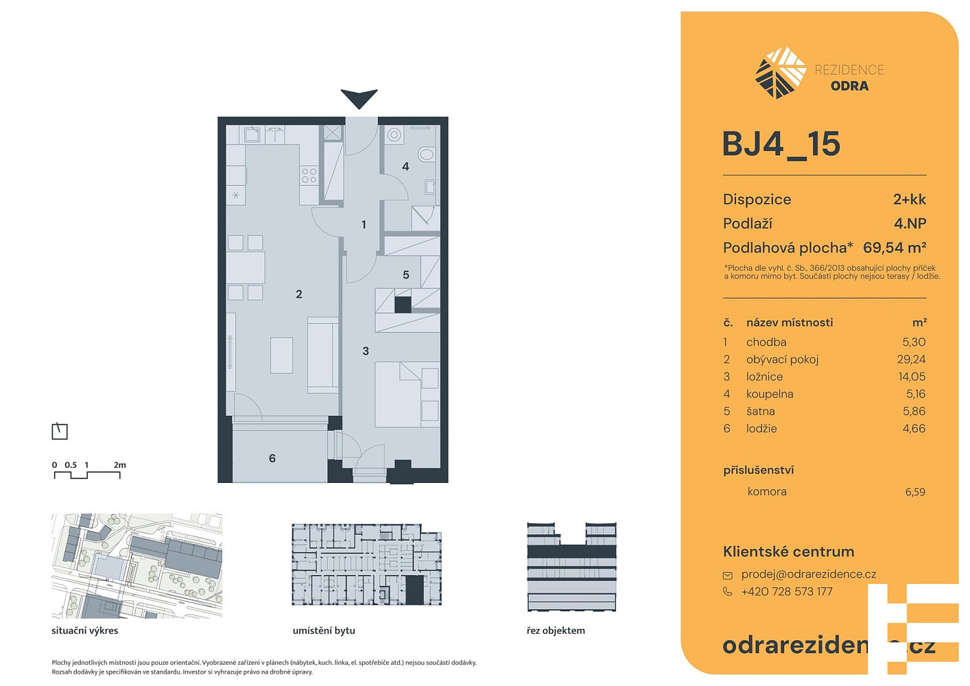 Prodej bytu 2+kk 61 m² – fotografie 3