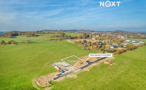 Prodej stavebního pozemku 1 294 m², Pyšely