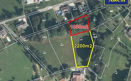 Prodej stavebního pozemku 1 255 m², Na Mlýnku, Liberec - Liberec XII-Staré Pavlovice