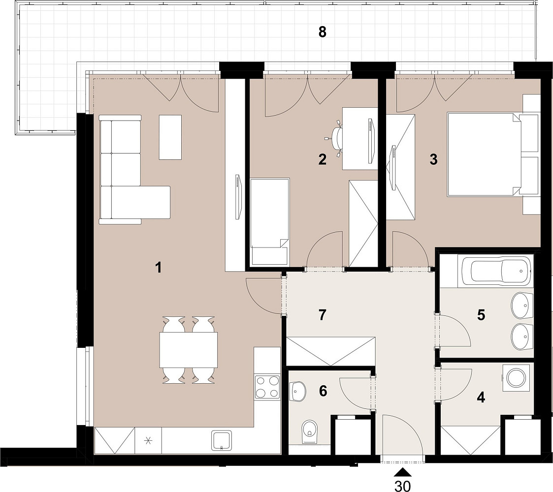 Prodej bytu 3+kk 79 m² – fotografie 2
