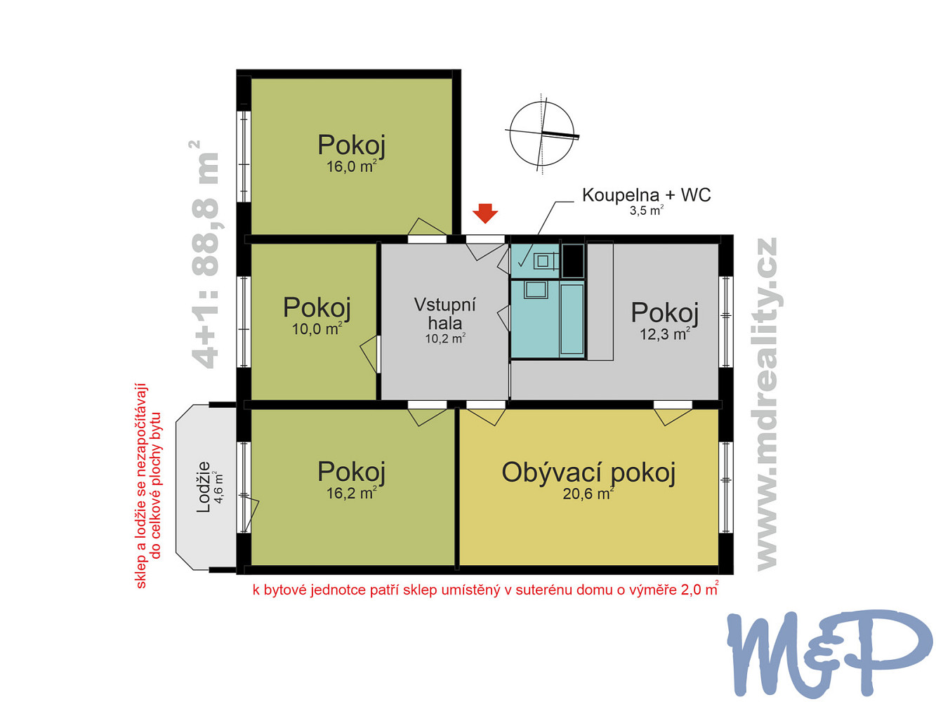 Prodej bytu 4+1 89 m² – fotografie 2