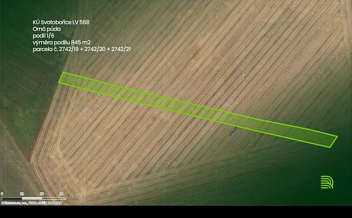 Prodej pole 955 m², Svatobořice-Mistřín, okres Hodonín