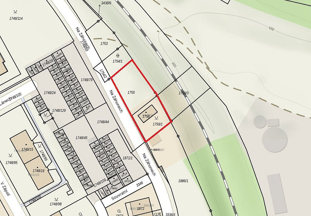 Pronájem stavebního pozemku 908 m² — photo 2