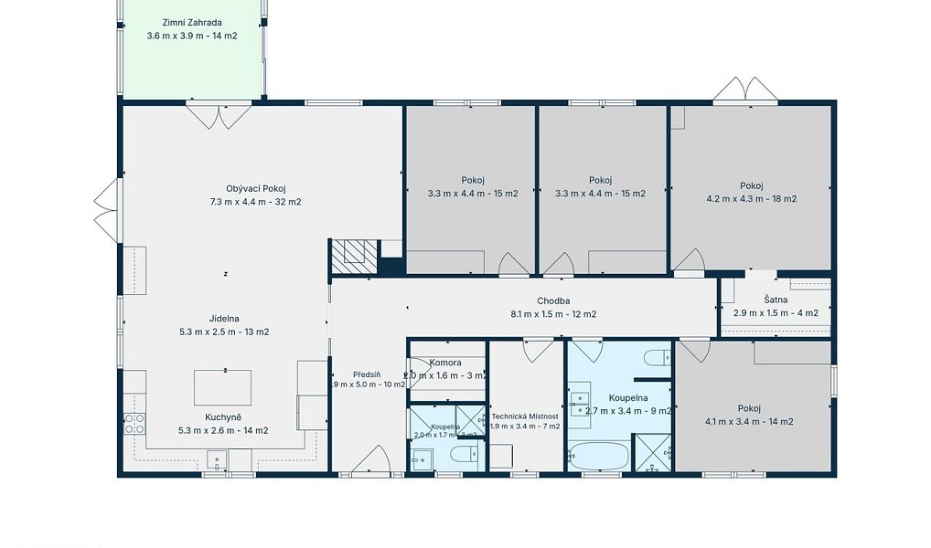 Prodej domu 184 m² s pozemkem 2 893 m², Rožmitál pod Třemšínem – náhled fotky 39