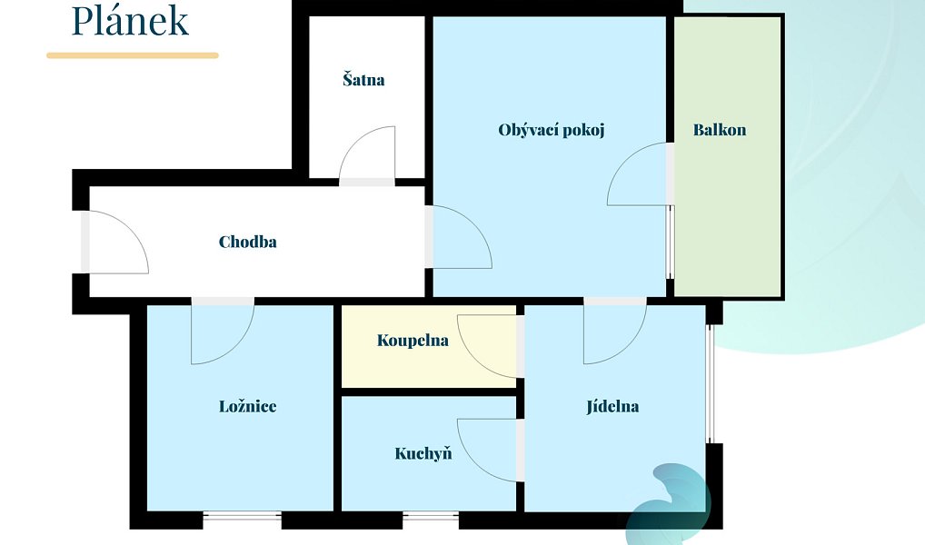 Prodej bytu 2+1 56 m², České Budějovice – náhled fotky 9