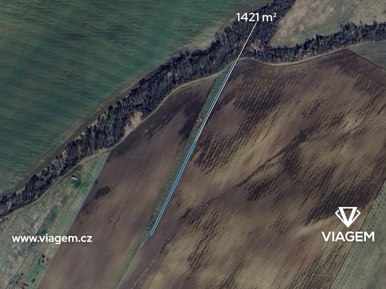Prodej pole 1 421 m² – fotografie 2