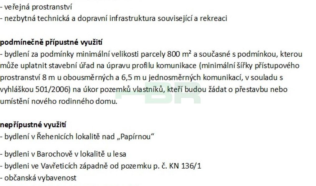 Prodej stavebního pozemku 915 m², Řehenice – náhled fotky 14