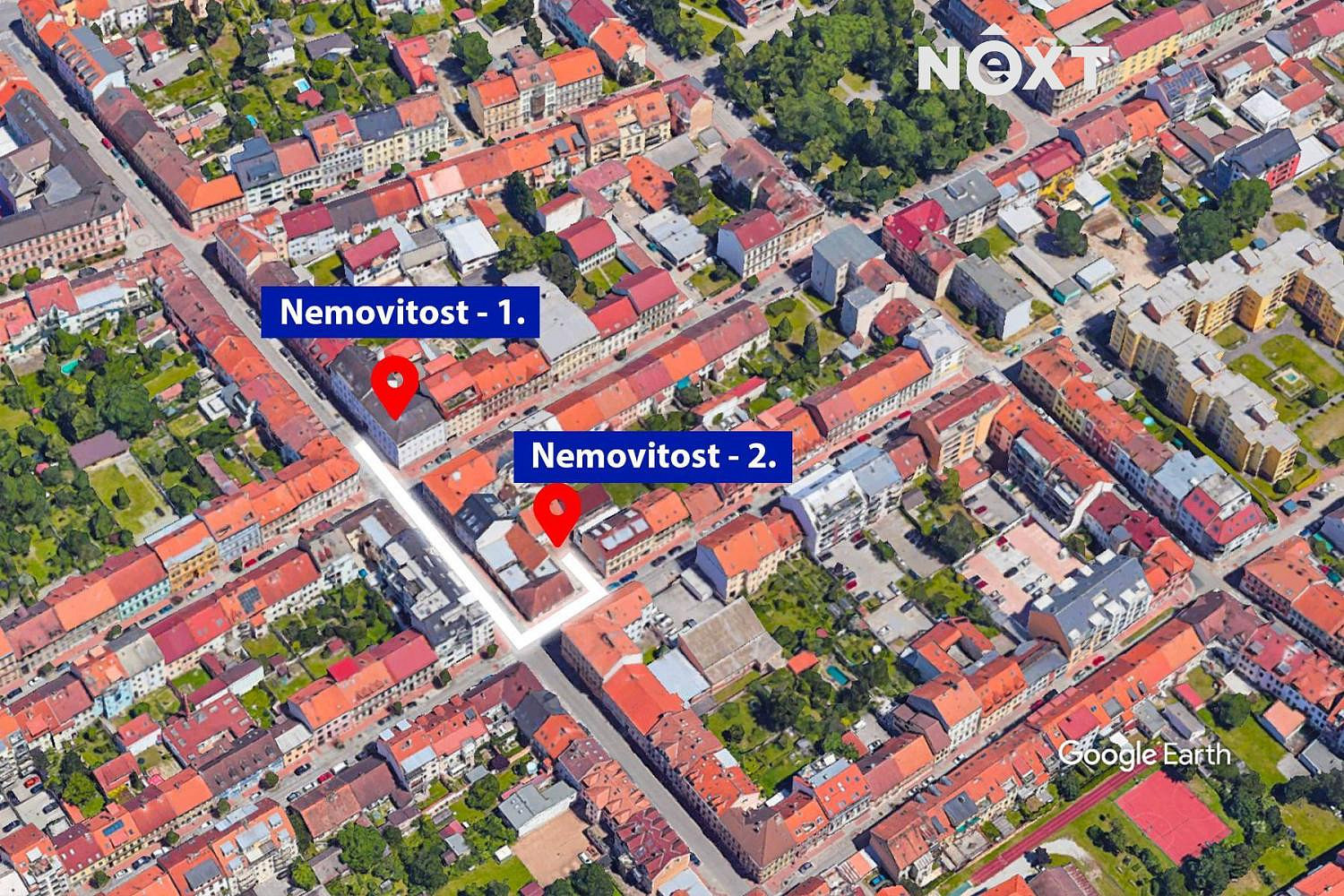 Prodej nájemního domu, činžáku 784 m²