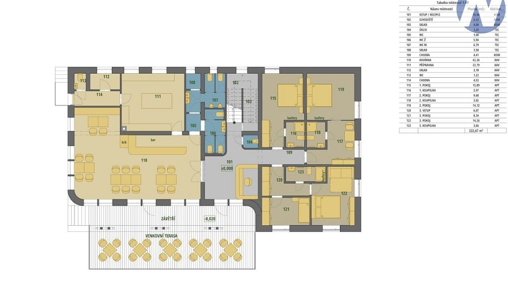 Prodej ubytovacího objektu 452 m², Horní Planá – náhled fotky 7