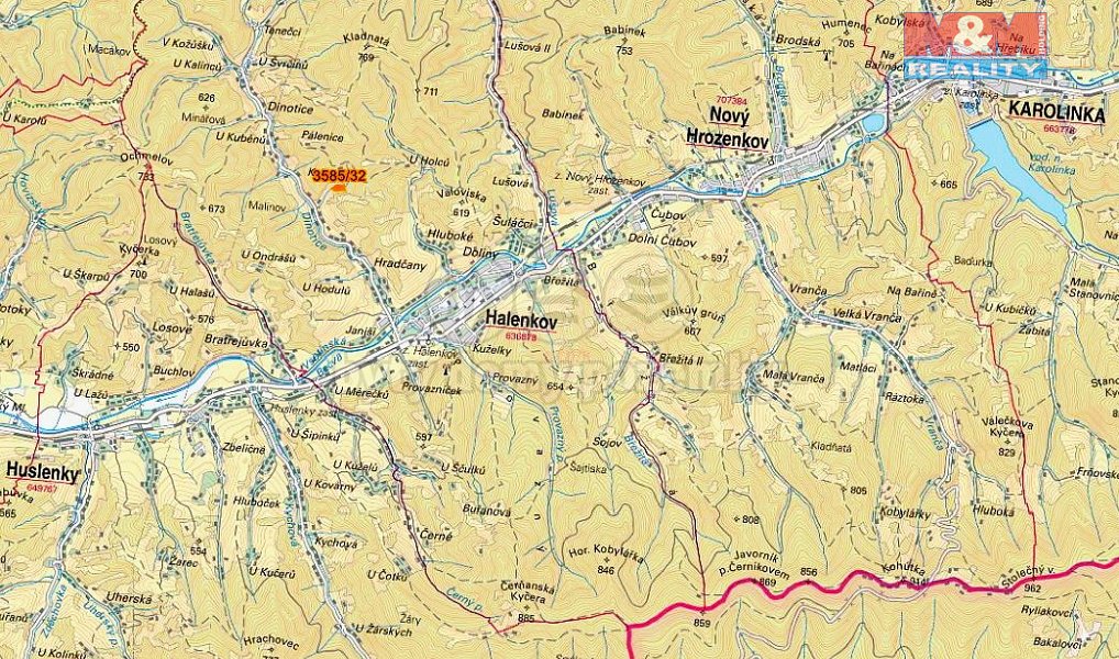 Prodej louky 5 054 m², Halenkov – náhled fotky 5