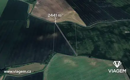 Prodej pole 305 m², Všechovice, okres Přerov