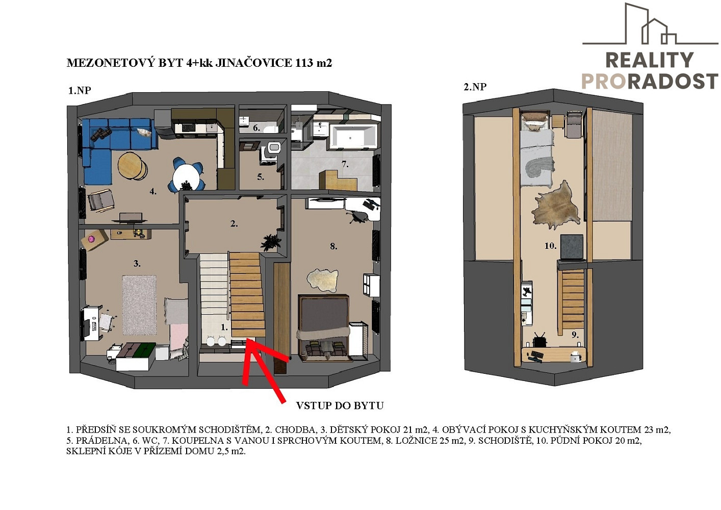 Prodej bytu 4+kk 113 m² - Ansicht 3