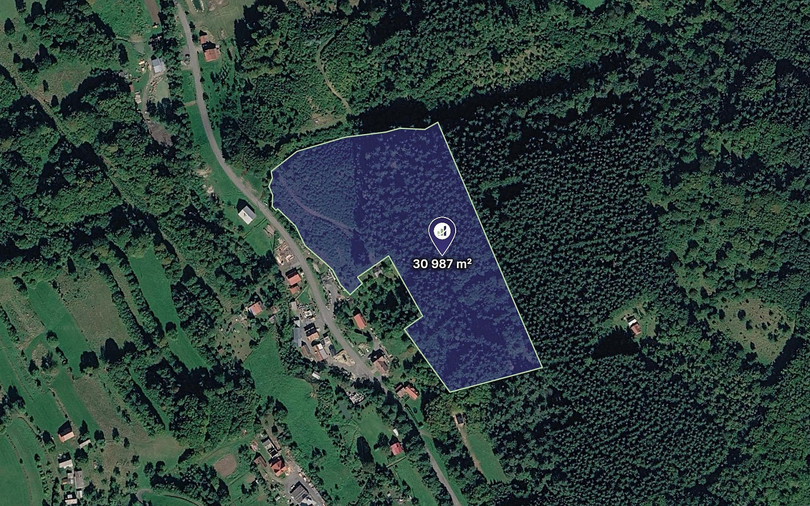 Prodej lesa 30 987 m²