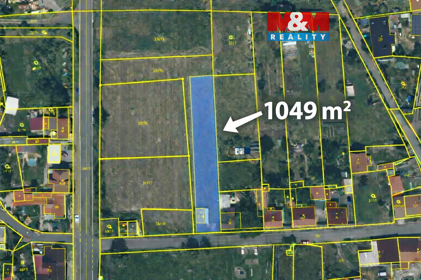Prodej stavebního pozemku 1 049 m²