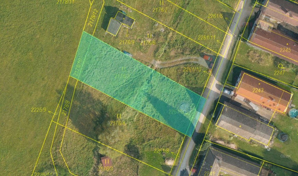 Prodej stavebního pozemku 888 m², Kamenice nad Lipou – náhled fotky 2