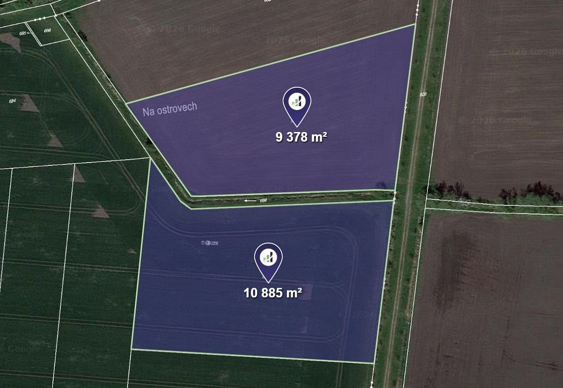 Prodej pole 3 799 m²